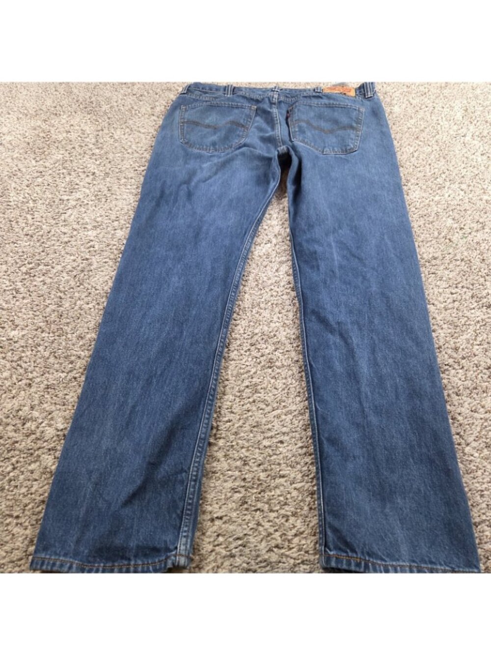 Levi's 508 Jeans 38x32 Regular Taper Blue Denim Dark Wash - Picture 5 of 6
